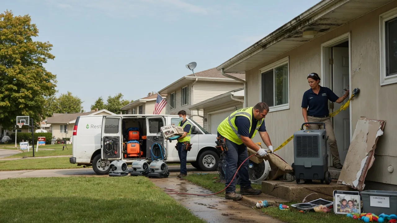 Water Damage Restoration in La Fayette, IL near me